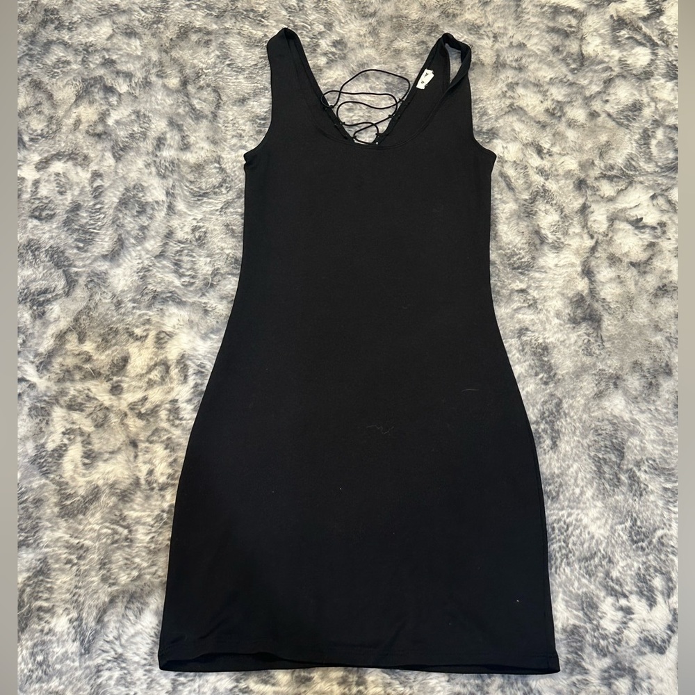 Garage black body con dress size XS